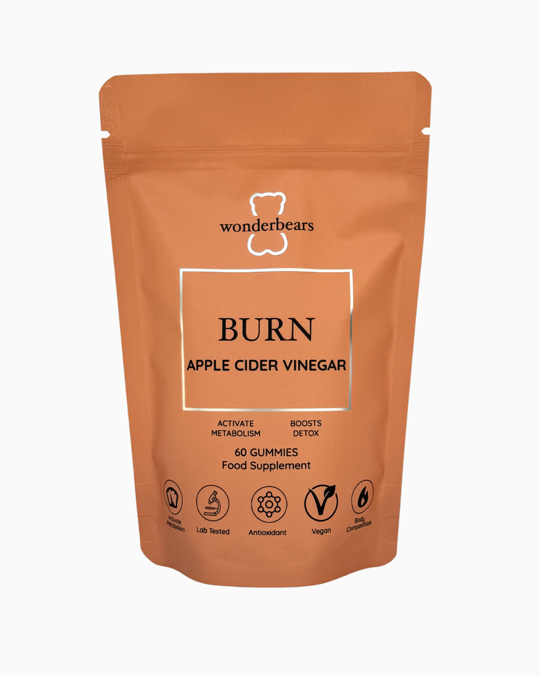 BURN - Apple Cider Vinegar Gummies - Pouch