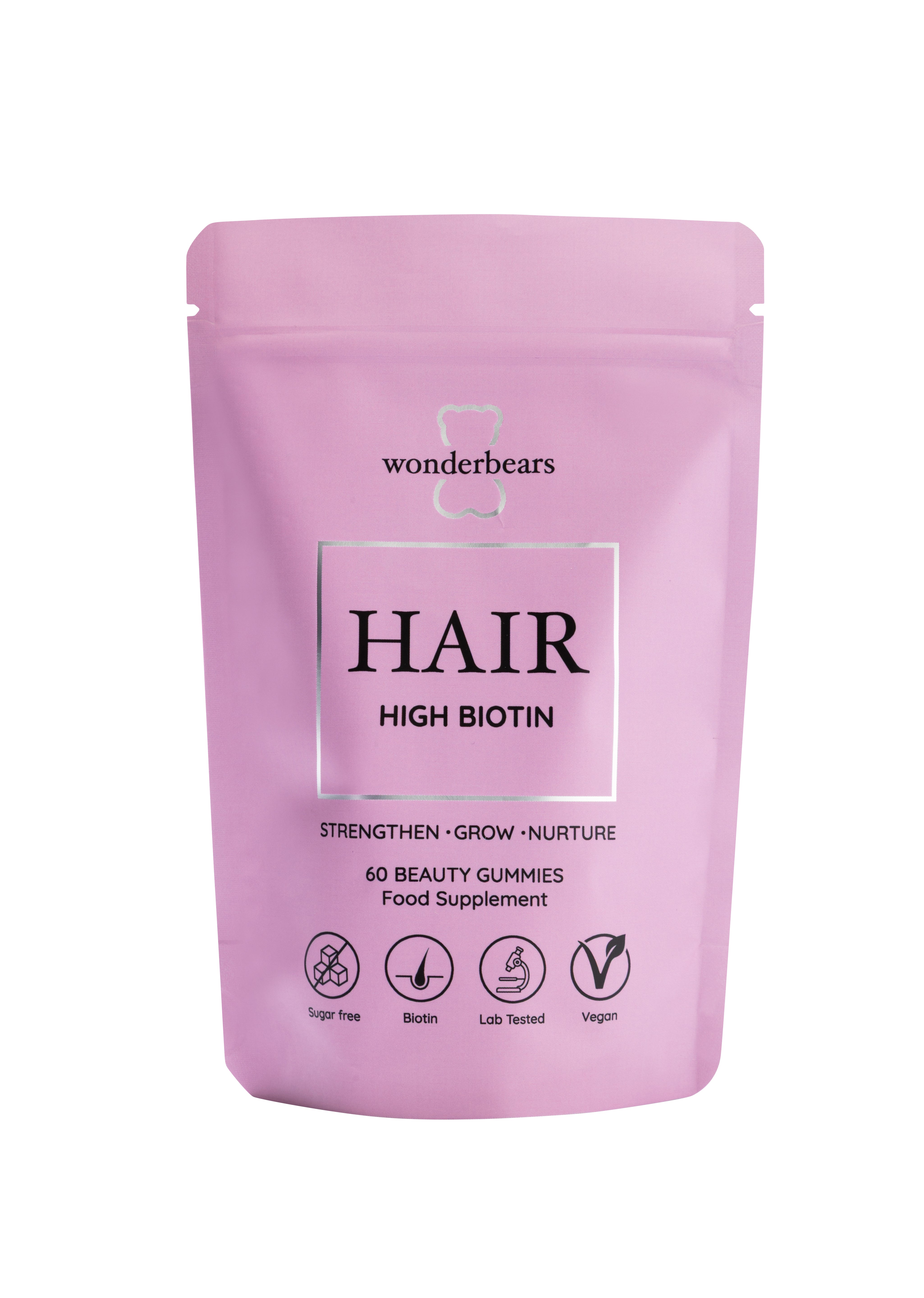 HAIR - Hochdosierte Biotin Gummies - Pouch