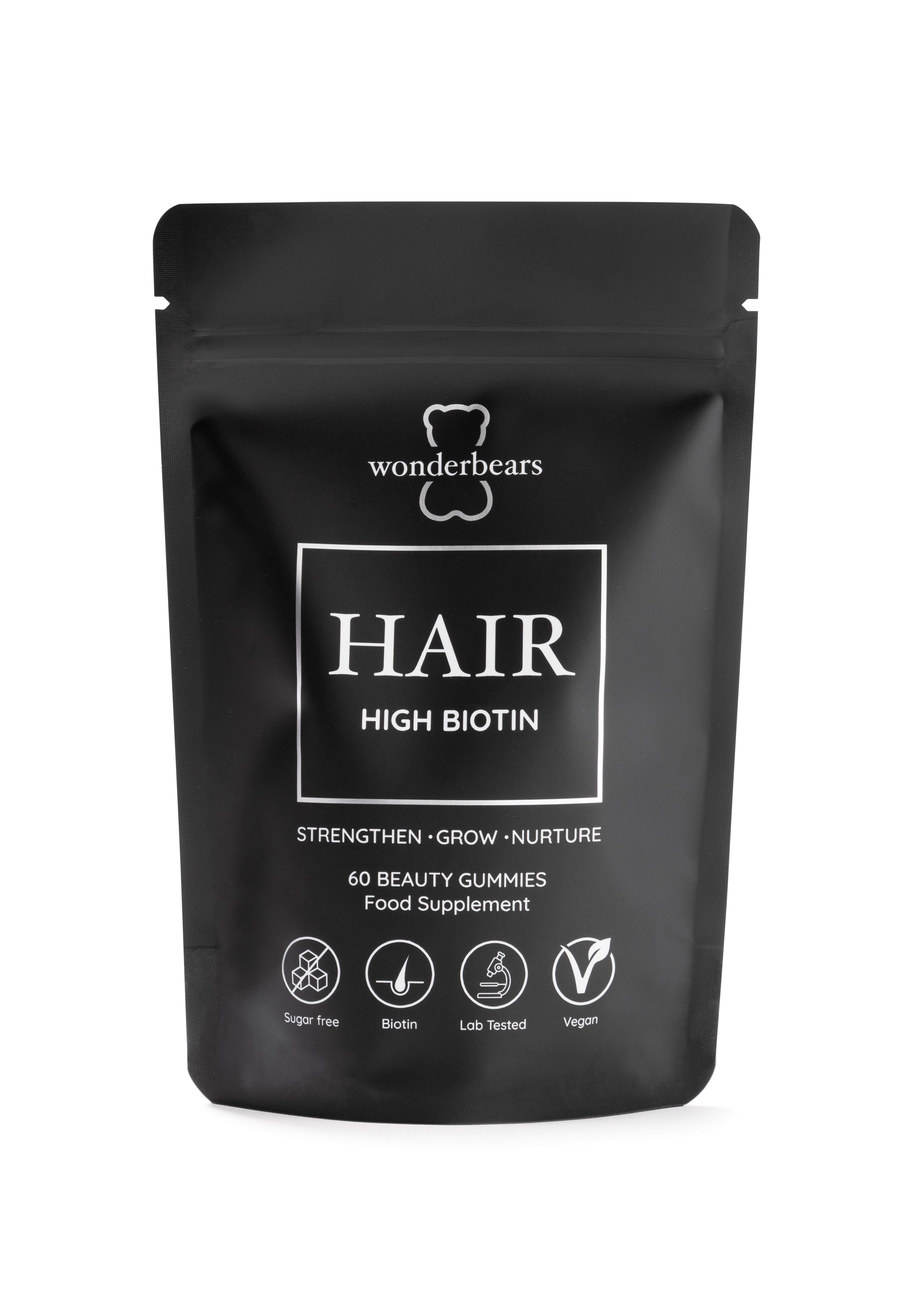 HAIR - Hochdosierte Biotin Gummies - Pouch