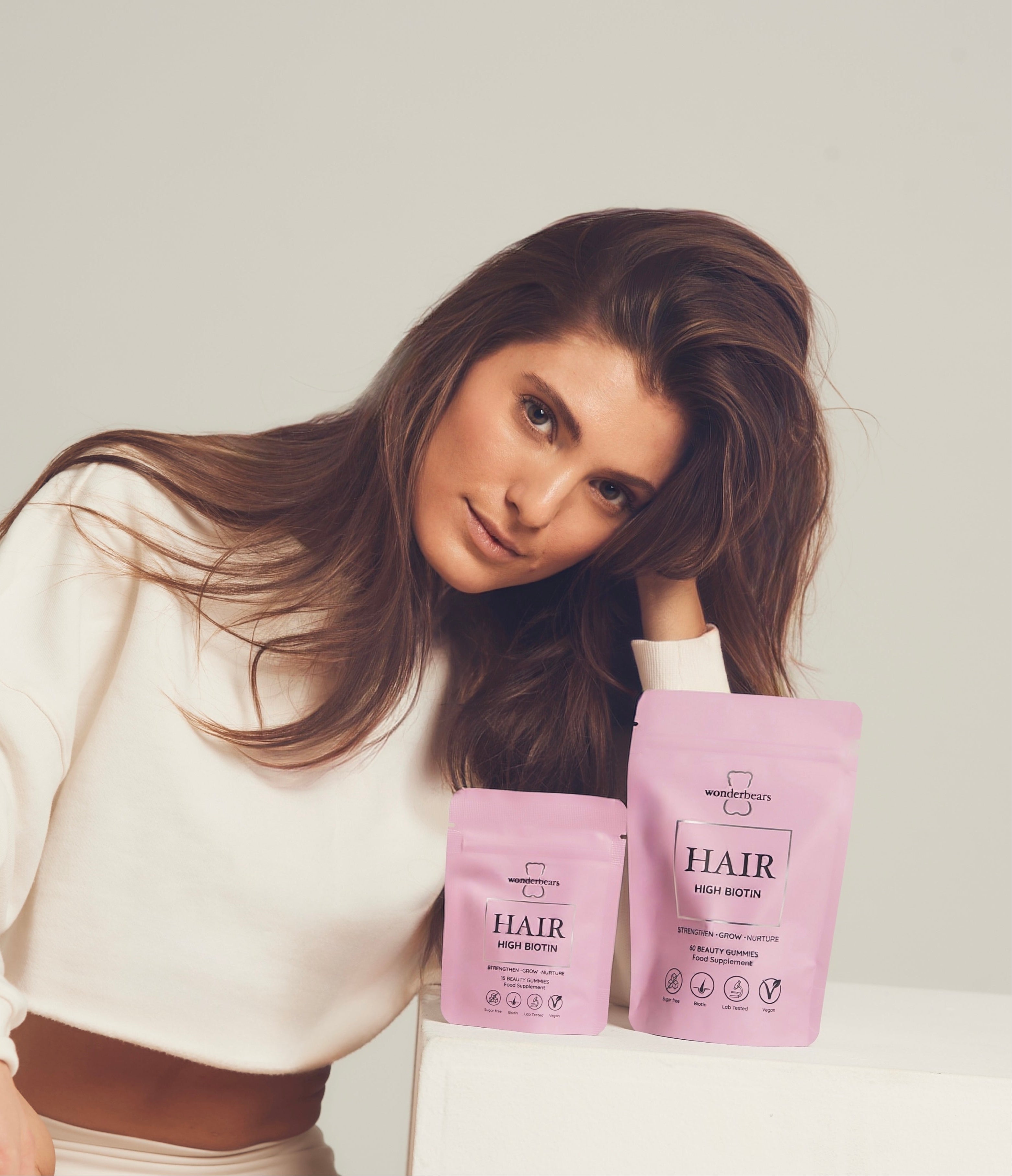 HAIR - Hochdosierte Biotin Gummies - Pouch