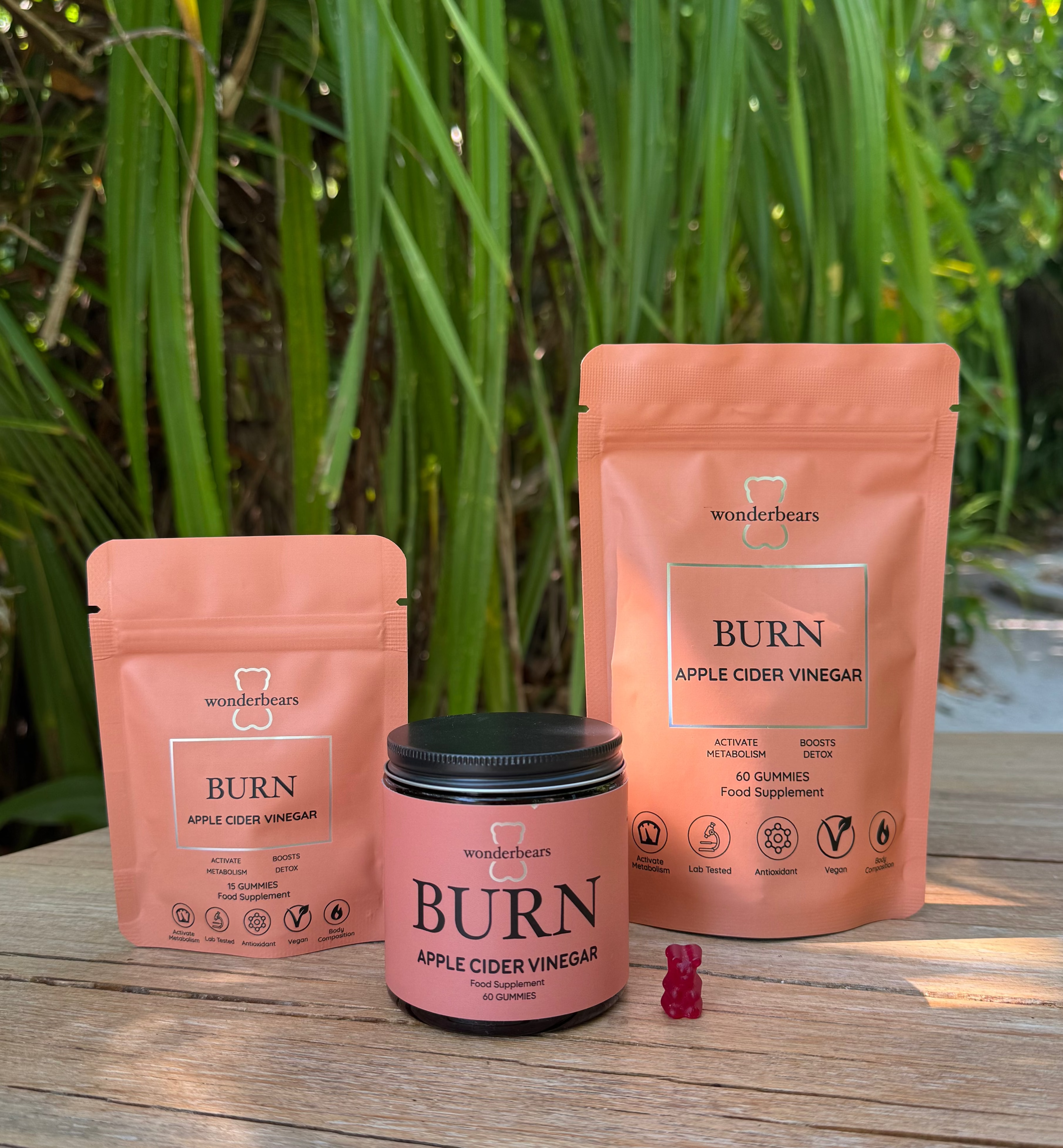 BURN - Apple Cider Vinegar Gummies - Pouch