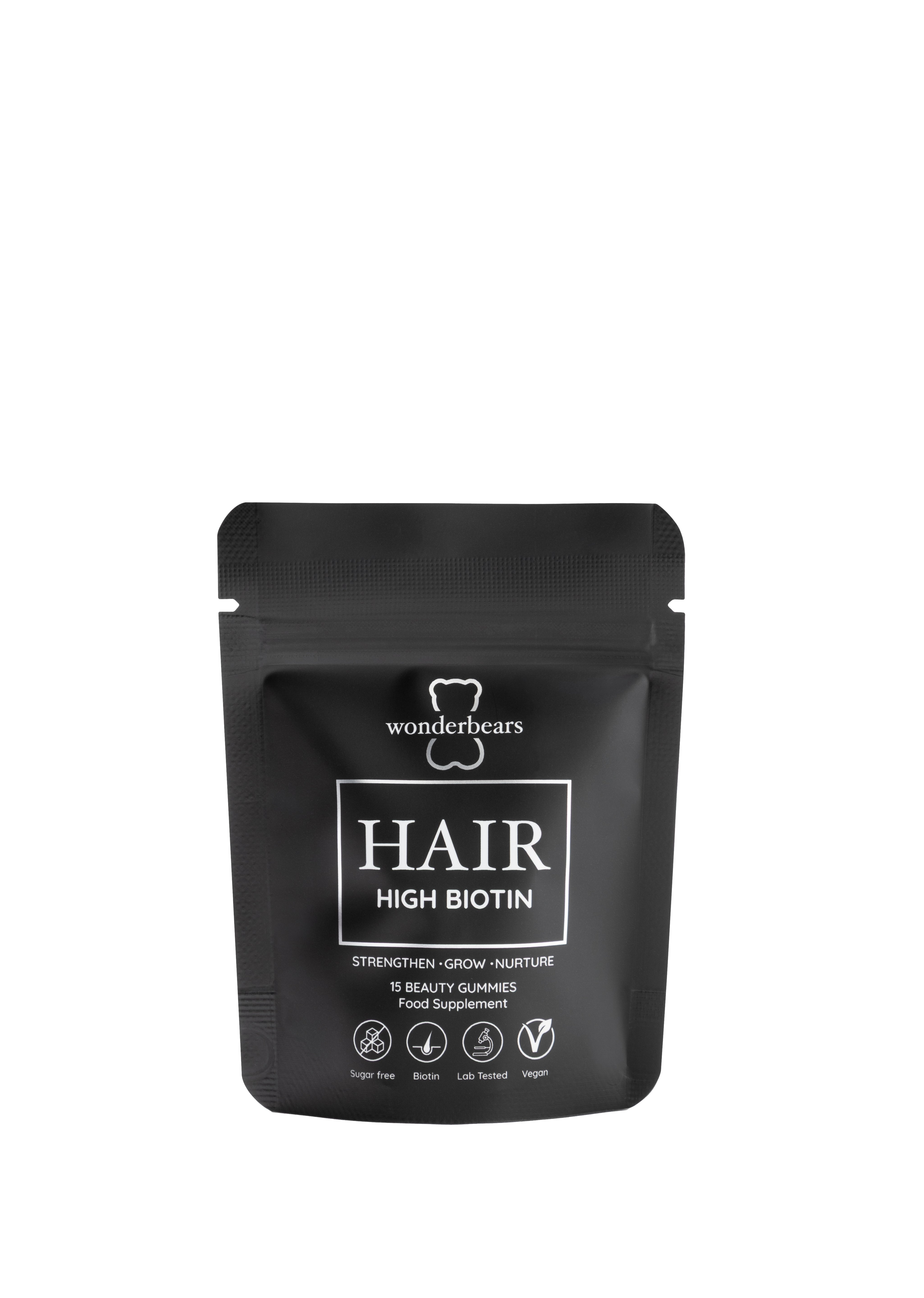 HAIR - Hochdosierte Biotin Gummies - Pouch