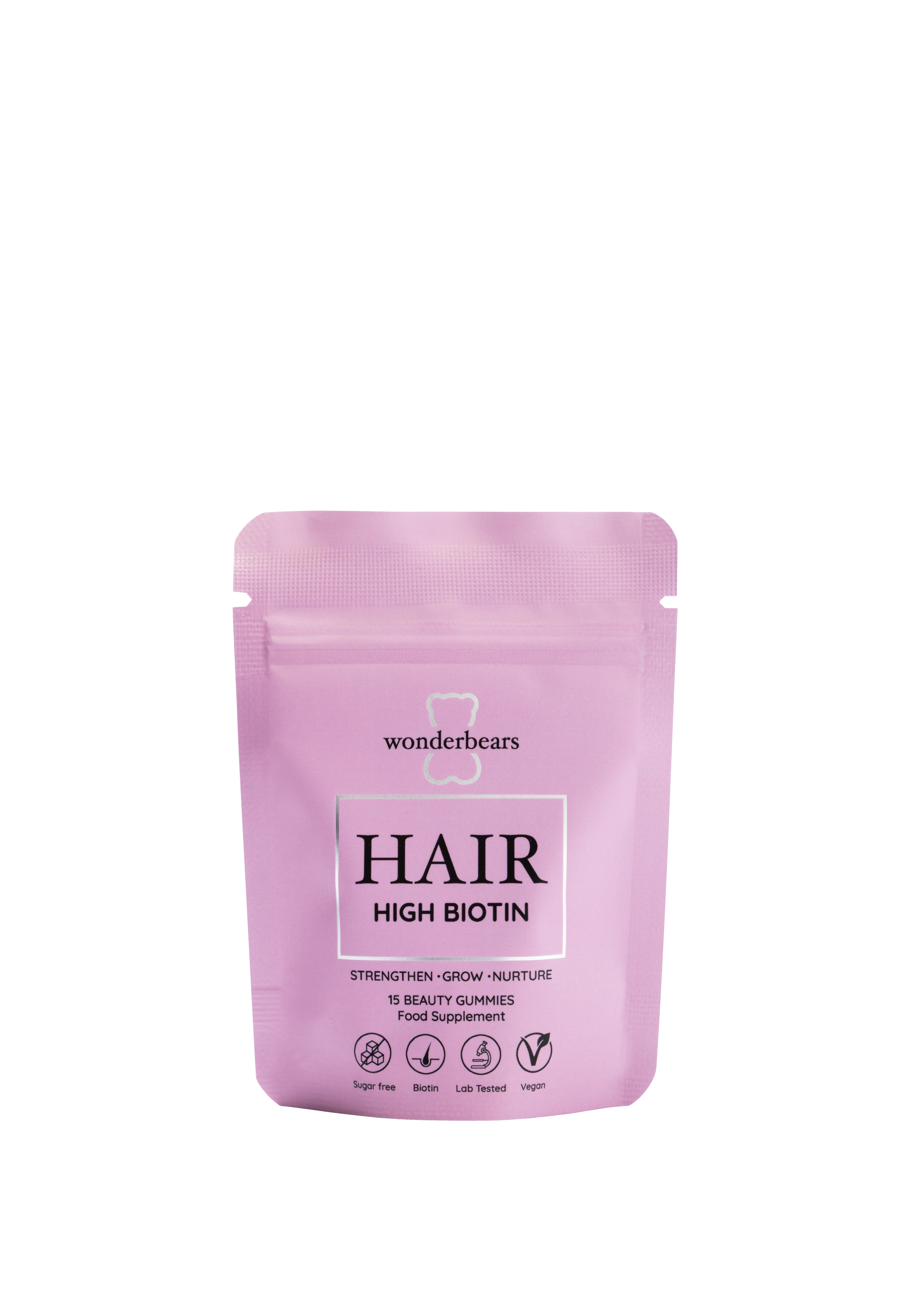 HAIR - Hochdosierte Biotin Gummies - Pouch