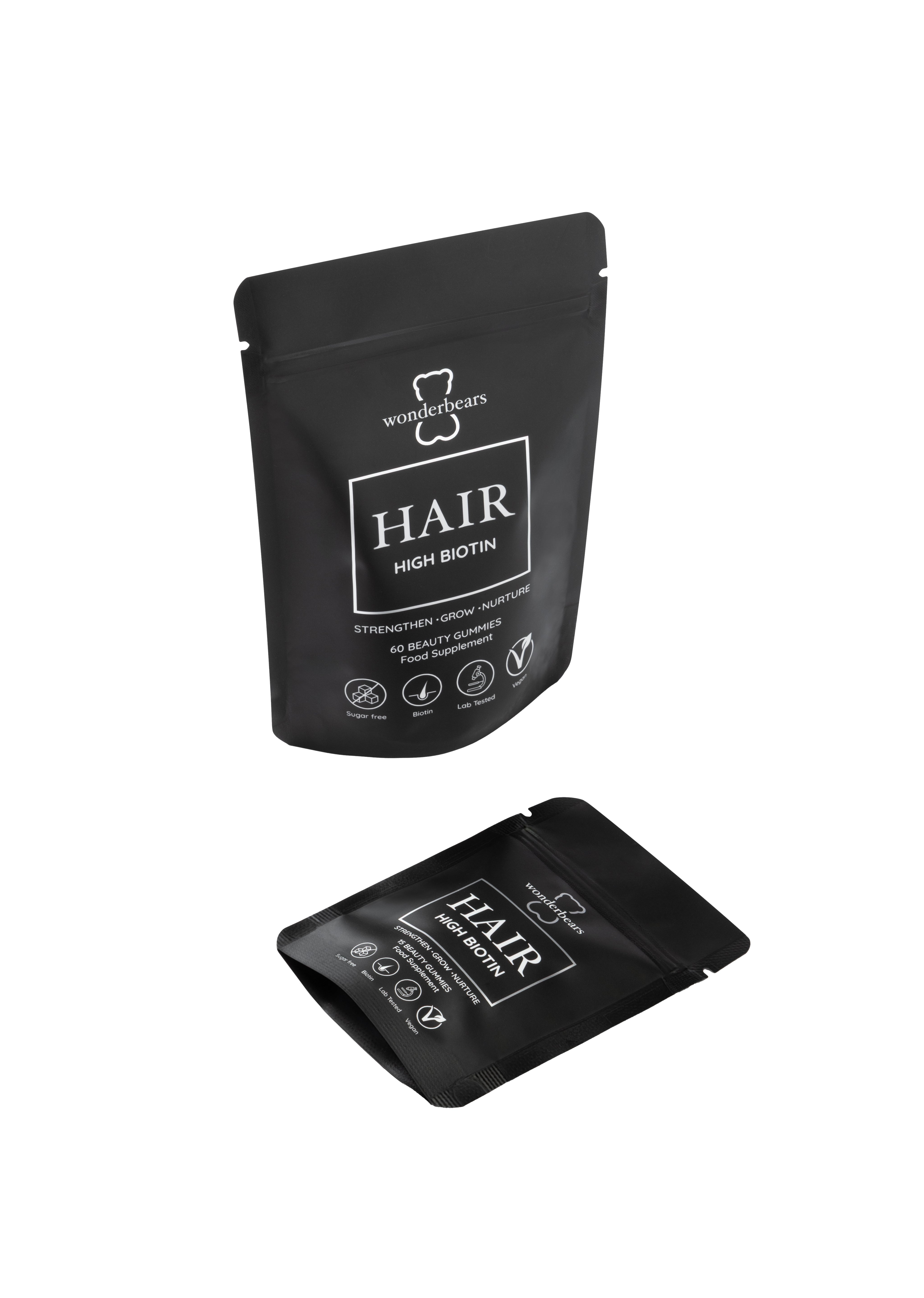 HAIR - Hochdosierte Biotin Gummies - Pouch