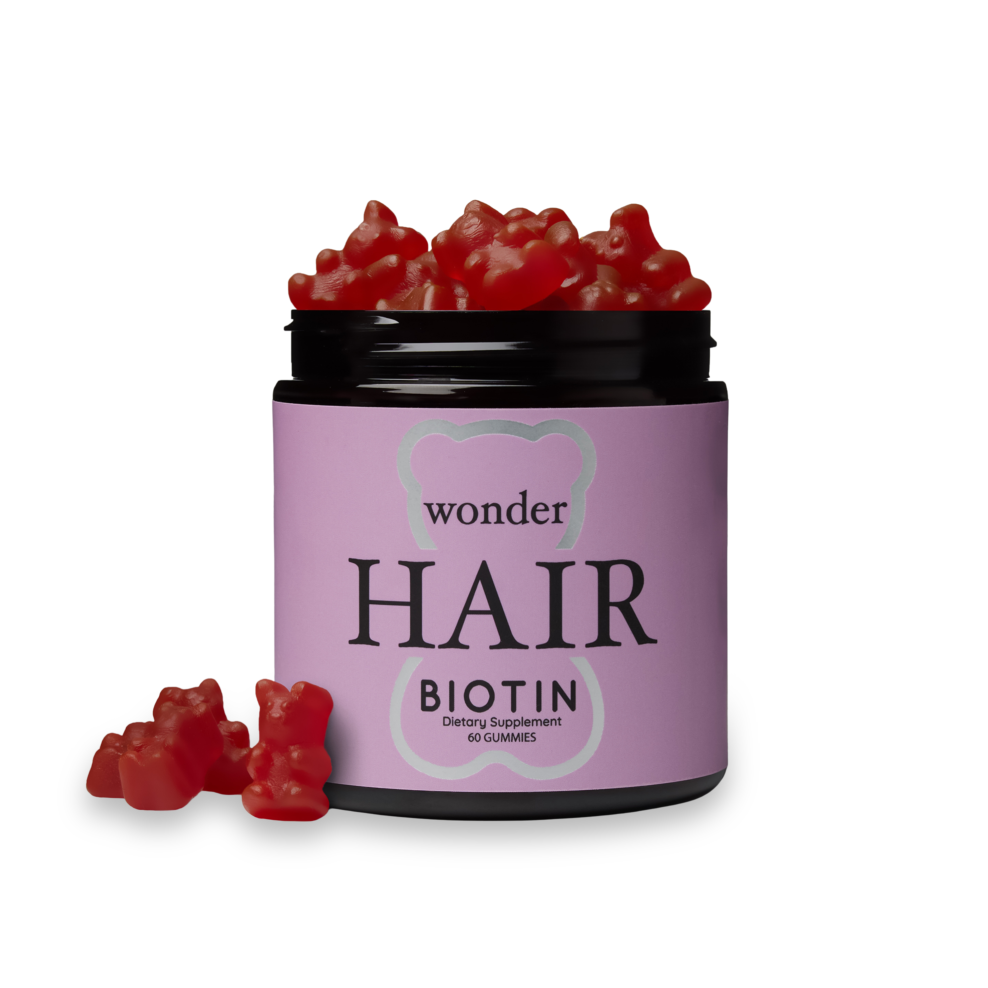 Veganes Hair Supplement mit hochdosiertem Biotin zum Erhalt normaler Haare, Haut und Nägel